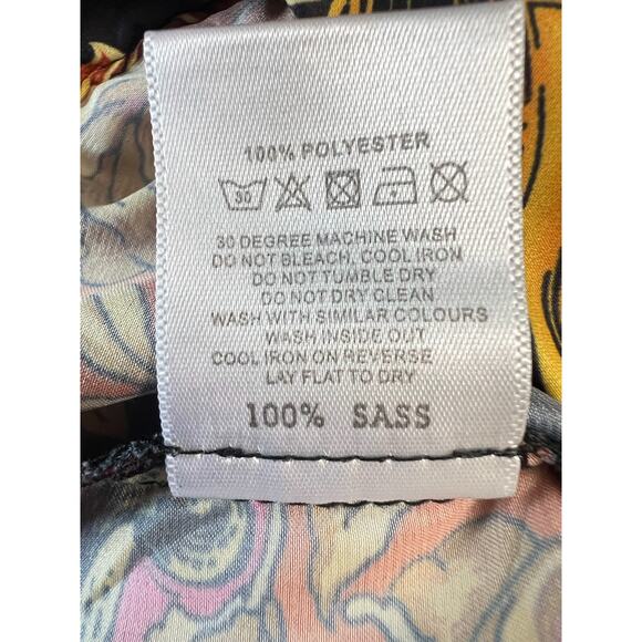 Jade London Palazzo Pants Sz L Animal Print Side Pockets Zip Front Closure - Picture 10 of 11